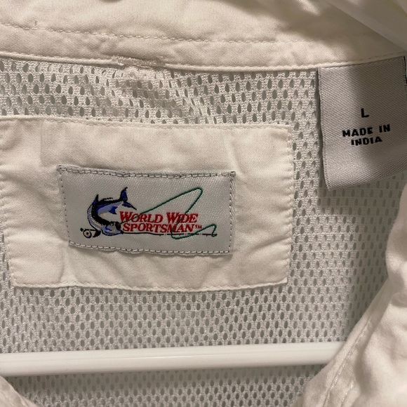 Worldwide sports nice fishing shirt men’s large - Picture 3 of 5